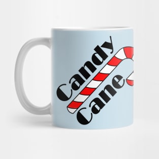 Candy Cane Text Mug